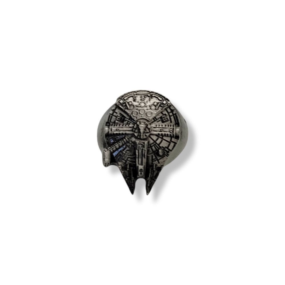 Antiqued Pewter Unisex Millennium Falcon Starwars Ring Sz 10